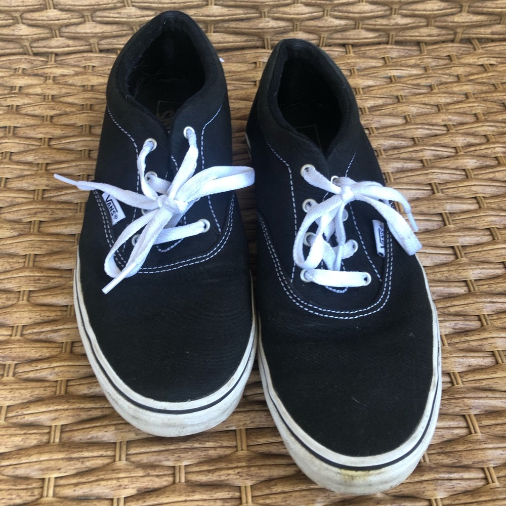 Black vans size 7